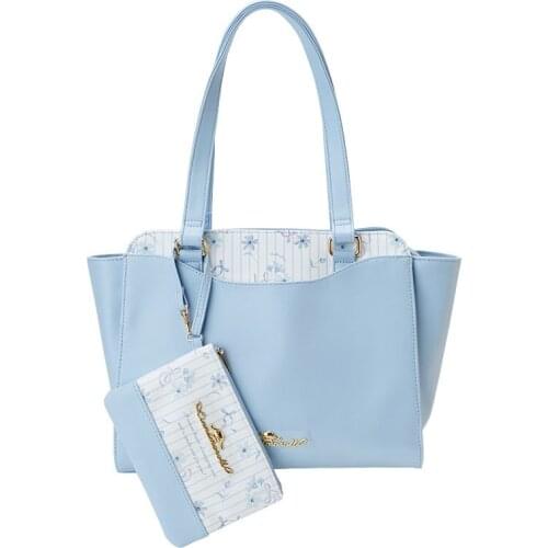 2pcs Sanrio hello kitty Shoulder Bag + Coin Purse New Melody Girls Handbag Fashion Pink Handbag Cosmetic Bag Tote Bag