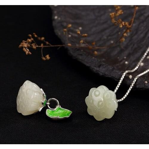 2018 Special Offer Sale S925 Sterling And Tian Yulian Pon Liliane Ye Jing Tai Lan High-end Ladies' Jog Chain Pendant Wholesale