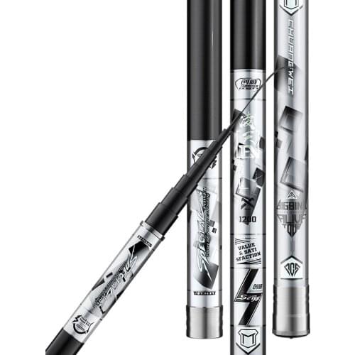 7m-16m PowerHand Rod Super Hard Long Section Taiwan Fishing Olta Vara De Pesca Carbon Fiber Carp Fish Canne for Black Pit