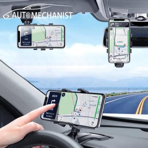 4-7 Inches Car Phone Holder Dashboard/Sun Visor/Rearview Mirror Multifunctional Phone Stand Car Accessories With Parking Number