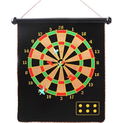 Dart board set double - sided magnetic dart board magnet target toy dart board games