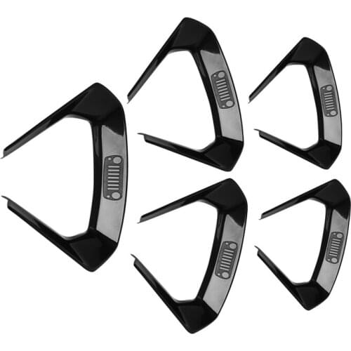 Wheel Hub Tire Rim Sticker Decoration Cover Trim Decal Car Exterior Accessories for Jeep Compass 2017