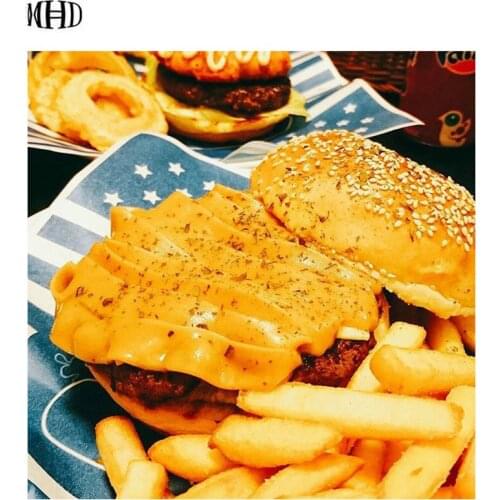 MHD DIY Diamond Painting Cross Stitch kits Full diamond Mosaic Bread and potato pattern Diamond Embroidery Icons home Decorative