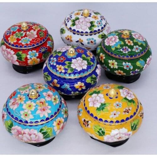 New Beijing cloisonne enamel craft home decoration souvenir 4 inches