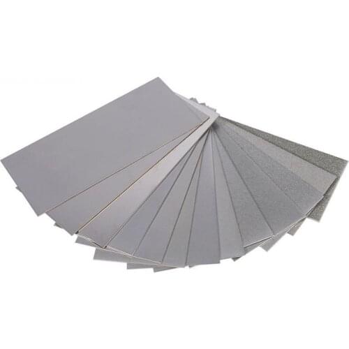 New Thin Diamond Square Knife Sharpening Tool Stone Plate Whetstone 80-3000 Grit