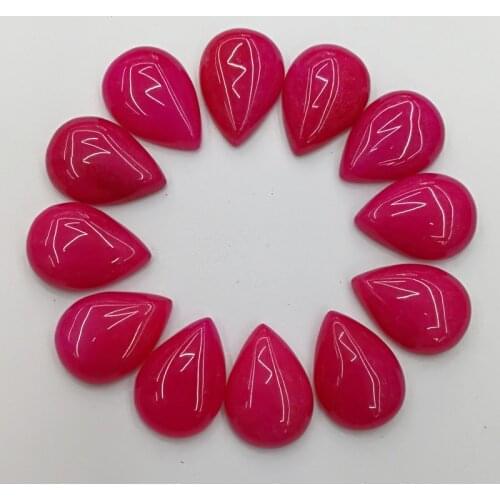 Wholesale 13x18mm red stone beads teardrop CAB CABOCHON 50pcs for DIY jewelry accessories Free shipping