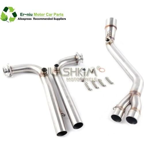 Exhaust Full system Middle Link contact pipe FOR T-max 500 530 Tmax500 Tmax530 2008-2016 without exhaust