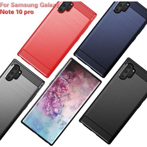 Phone Case For Samsung Galaxy Note 10 Pro TPU Protective Shell Multicolor Cover Skin ThinQ Shockproof Protective Box