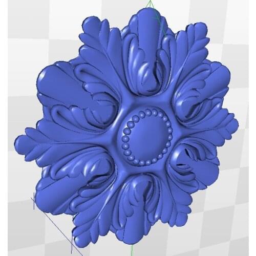 Rosette_69 3d model relief for cnc in STL file format
