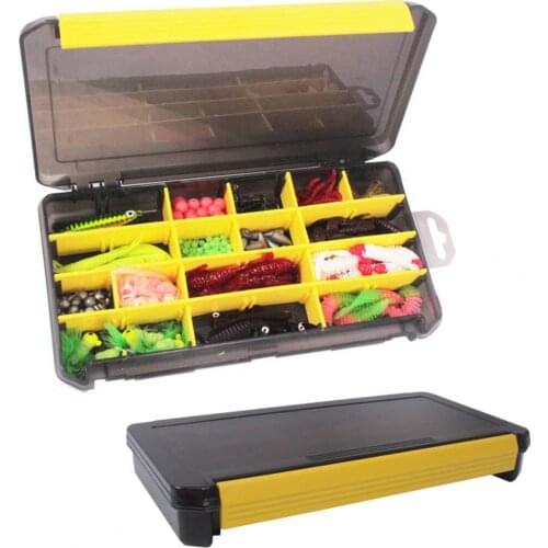 Fishing Box Single-Layer Fishing Baits Storage Case Organizer Portable Fishing Lure Hooks Case for Outdoor Fishing Tackle Box