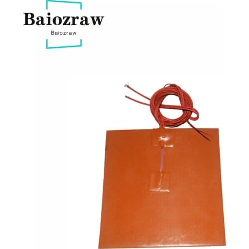 280x280mm Silicone Heating Pad Heater for 3D Printer Heat Bed 3D Printer Accessories