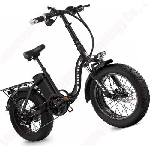 Warehouse 20"x4.0 Fat Tire 48v 1000W Electric Folding Bicycle Foldable Ebike Elektro Bike El Bike Ready to Ship European