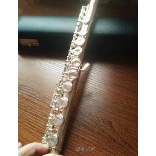 Top Flute YF-311SL Silver Plated 16 Holes Transverse White Copper Flauta obturator C Key with E key music instrument