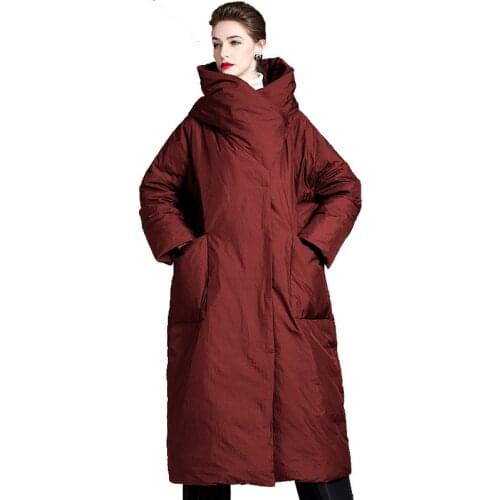 Winter Jacket Female New Fashion Plus Size White Duck Down Down Jacket Woman Long Parka Jackets Thick Warm Down Jacket Overcoat