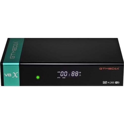 10PCS Gtmedia V8X DVB S2 Satellite Receiver 2.4G Wifi DVB-S2X, VCM/ACM/multi-stream V8 NOVA upgrade