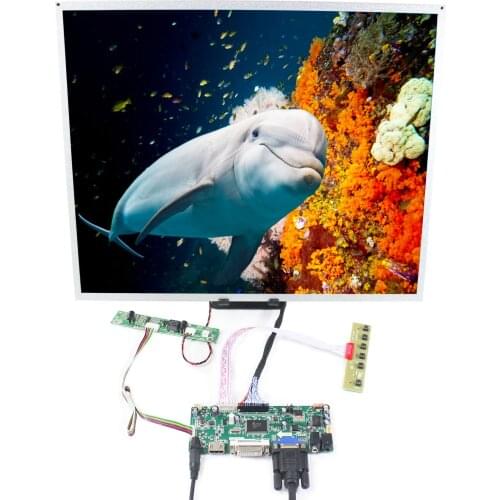 19" 19inch G190ETN01.0 1280X1024 LCD Screen with HD MI VGA DVI LCD Controller Board M.NT68676 ,Fit for Arcade1up Modification