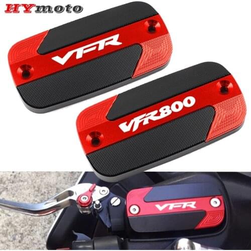 For Honda VFR 800/800X Crossrunner/800F/1200X Crosstourer VFR800 Motorcycle Accessories Front Brake Fluid Reservoir Cover Caps