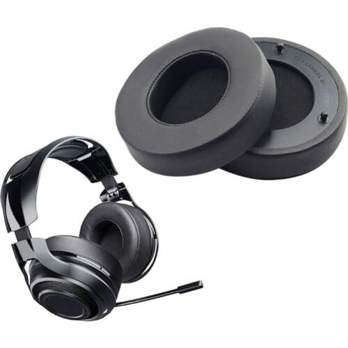 1Pair Replacement Earpads Earmuff Soft Sponge Ear Pad Cushion Cover for razer ManO'War 7.1 Headphones Headsets Accessories