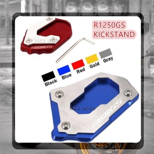For BMW R1250GS R1250 GS R 1250GS 2018 2019 Motorcycle Kickstand Foot Side Stand Extension Pad Support Plate Enlarge