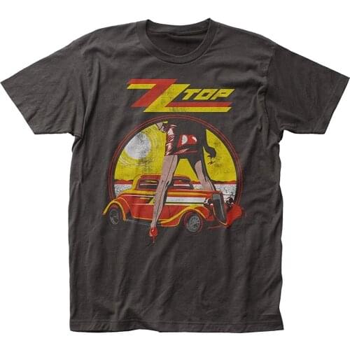 Crazy Streetwear Mens Zz Top Vintaged Legs Rock T-Shirt Hip Hop Cotton Tshirts Male Clothes
