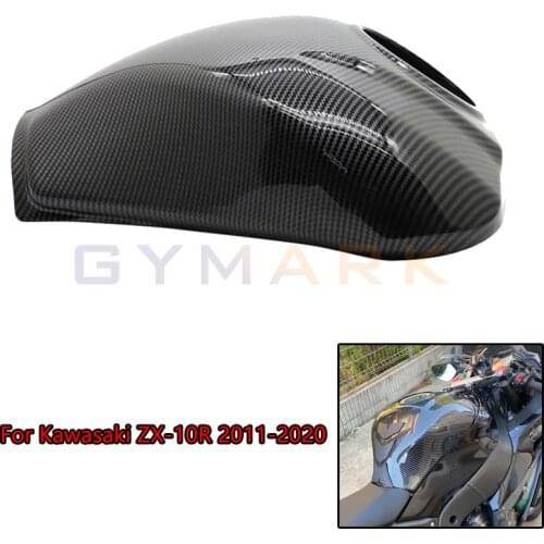 For Kawasaki ZX-10R ZX10R 2011-2020 2019 2018 2017 2016 2015 Motorcycle ABS Plastic Carbon Fiber Fuel Tank Cap Fuel Tank Cover