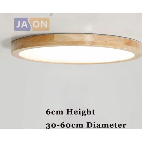 LED Modern Acryl Wood Round 6cm Super Thin LED Lamp.LED Light.Ceiling Lights.LED Ceiling Light.Ceiling Lamp For Foyer Bedroom