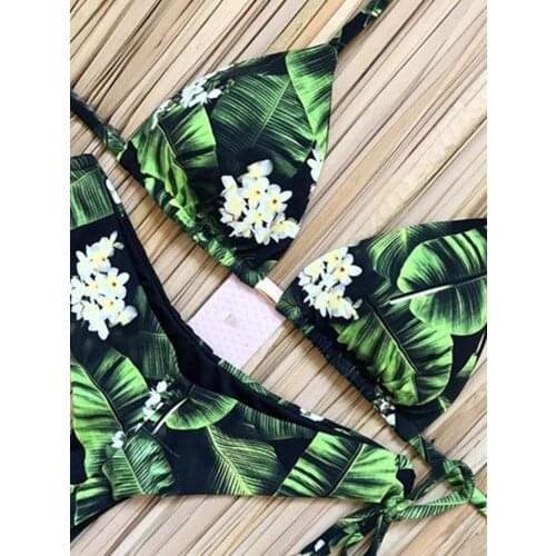 Summer Swimwear Women Sexy Bikinis Set 2019 Brazilian Bathing Suit Women High Waist Red Tassel Bikini Push Up Swimsuit Women