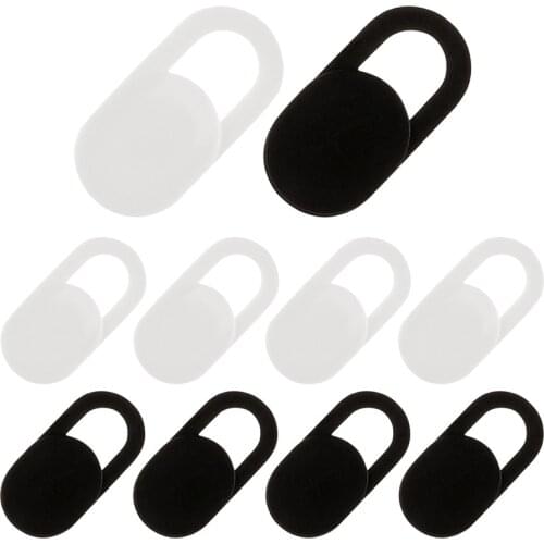 10pcs Shutter Magnet Slider Plastic Camera Case for IPhone PC Laptops Mobile Phone Lens Privacy Sticker WebCam Cover