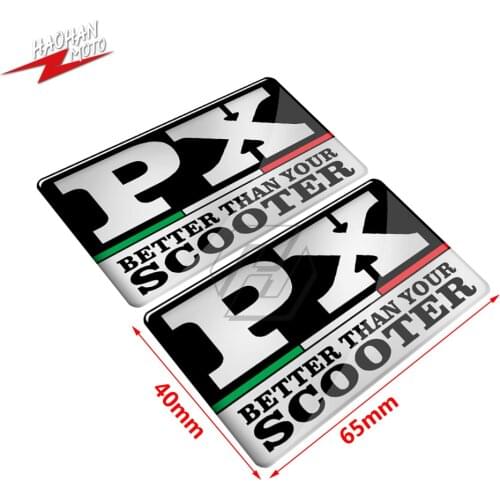 For Piaggio Vespa Scooter PX125 PX150 PX200 PX 125 150 200 3D Motorcycle Sticker