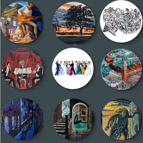 Igor Ganzenko Wall Plate Home Bar Studio Handmade Art Plate Art style Decorative Plate Decoration Crafts High-End Ceramic Decor