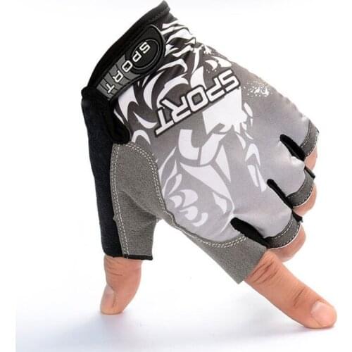 Anti Slip Gel Pad Breathable Half Finger Cycling Gloves Outdoor Motorcycle Fishing Gloves
