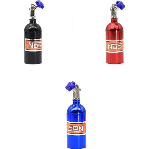 NEW-Metal Simulated NOS Nitrogen Bottle for 1/10 RC Crawler Car TRX4 Defender Bronco RC4WD D90 D110 Axial Scx10 90046