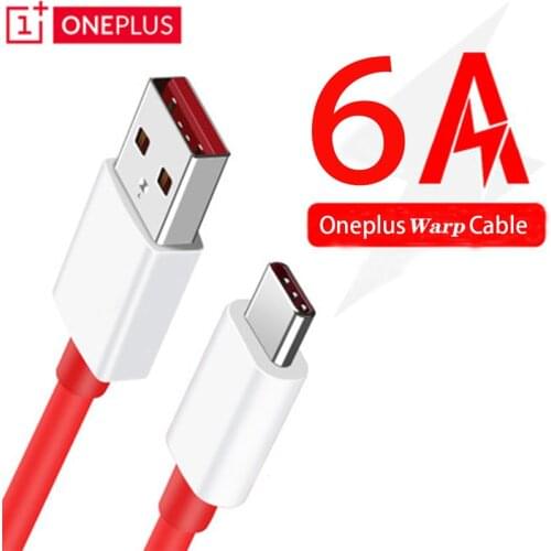 OnePlus 8 Pro Warp Quick Charger Cable 100/150/200/300cm 6A Dash Fast Type-C Data Transfer Cord For One Plus 1 + 8 7 7T Pro 6T 6