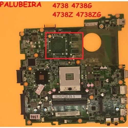PALUBEIRA DA0ZQ9MB6C0 MBR9Y06001 For Acer 4738 4738G 4738Z 4738ZG Laptop Motherboard Test HM55 DDR3 Original Mainboard