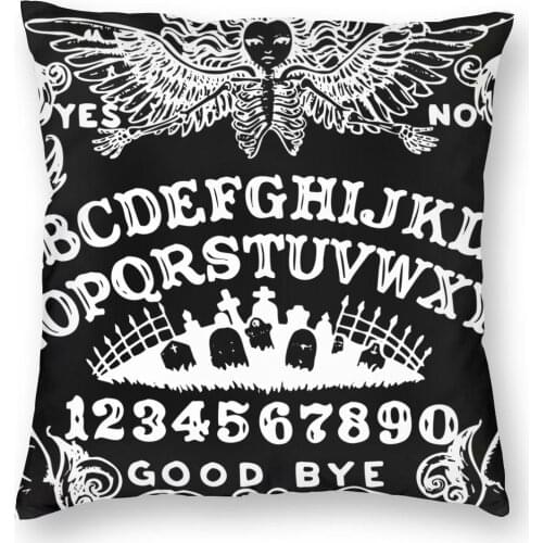 Ouija Board Pillow Case Home Decor Occult Cushions Throw Pillow for Home Polyester Double-sided Printing Leisure