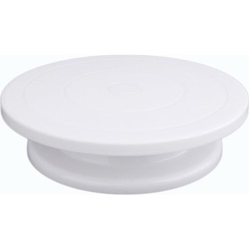 Cake Decorating Plastic Turntable Practical Table Rotating Disc Professional Turntable Non Slipping Bakeware Baking Tool