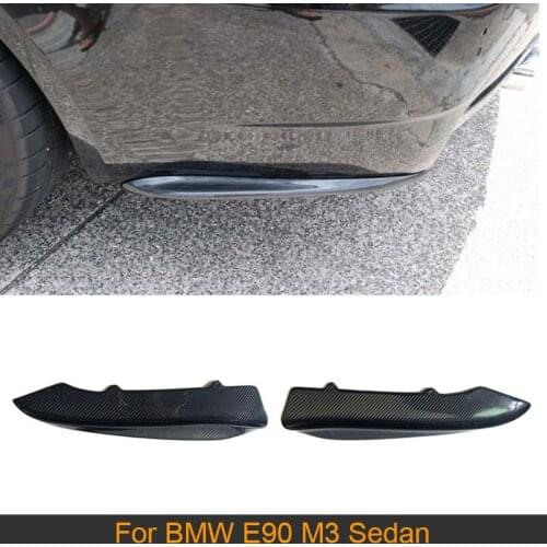 For E90 M3 Car Rear Bumper Splitter Lip Diffuser For BMW E90 M3 Sedan 2006 - 2011 Carbon Fiber Diffuser Lip Spoiler
