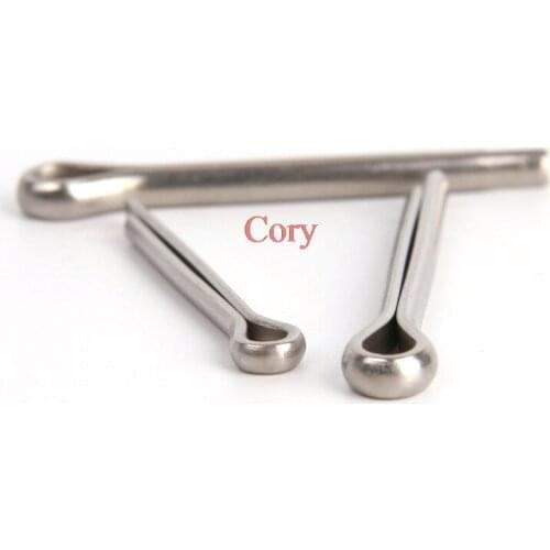 50pcs M1/M2 Diameter 8/10/12/16/20/25 Lengyh 304 Stainless steel U Shaped Open elastic pins Hairpin Cotter pin CZYC