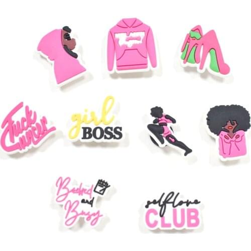Cute Croc charms Shoe Decoration Buckle Accessories DIY for girls high-heeled running T-shirt club