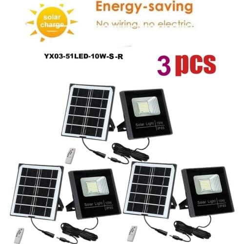 3pcs Super Bright Waterproof IP65 Solar Lamp Outdoor Street Security Road Light Wall Garden Thin Solar Lamp Light seperable pane