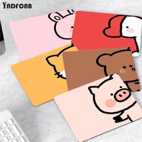YNDFCNB Top Quality Cute Pig Bear Cat Rabbit Goose Office Mice Gamer Soft Mouse Pad Top Selling Wholesale Gaming Pad mouse