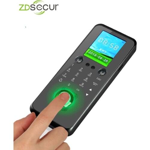 ZDF3 with 300 face 3000 fingerprint punch IC card time attendance and access control device with free software and SDK