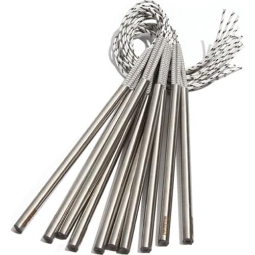 2PCS 9.5mm 265~300mm 316SUS Single Head Dual Heating Tube 110V/220V/380V 1000W/1050W/1100W/1150W Heater Element for Water