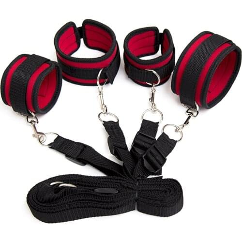 Black and Red Mixing High Quality BDSM Bondage Under Bed Couples System Sex Product