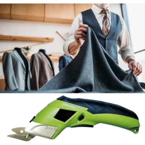 4V Cordless Rechargeable Handheld Electric Scissors Multipurpose for Fabric Leather Cloth Sewing Cutting Tailor Scissor EU