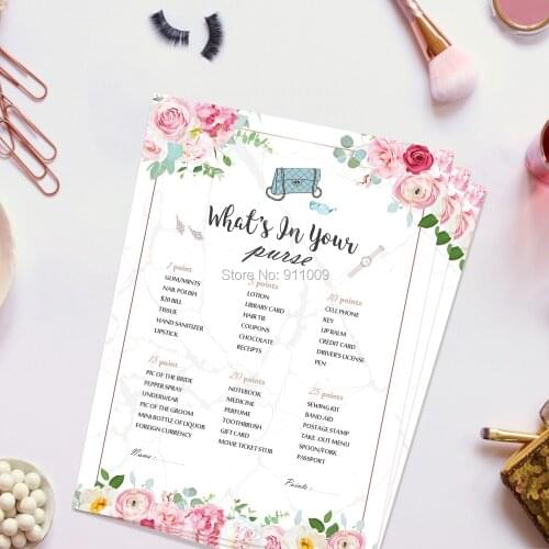 Bride To Be Theme Party Favors Wedding Party Decorations Q&A Game Paper Cards Engagement Ceremony Party Supplies