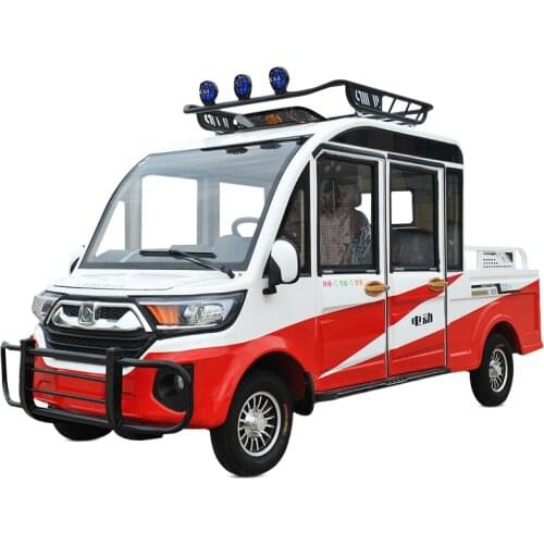 60V electric four-wheeler truck four-seater pickup truck new energy household battery petrol-electric vehicle