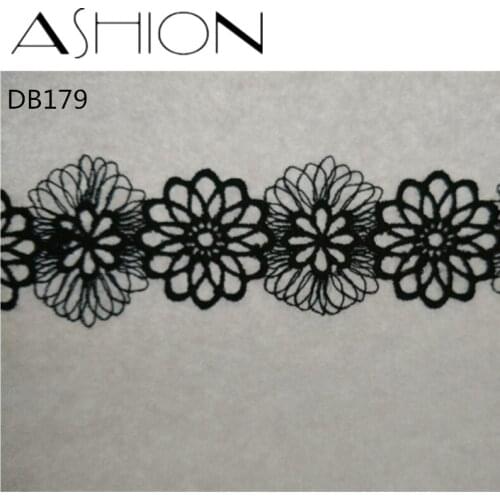 10 yards 35MM black Embroidered net Lace Fabric DIY skirt hem Dance costumes Garment Accessories lace trim Sewing Craft LP-DB179