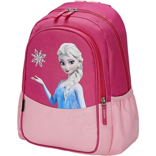 2021 New Disney Series School Bag Cute Cartoon Frozen Print Fashion Girl Student School Bag Anime Pattern School Backpack