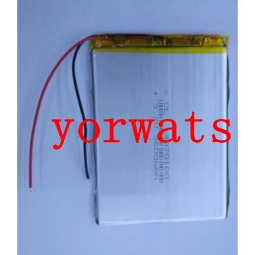 New Hot A Rechargeable Li-ion Cell 3.7V polymer lithium battery 4070100 0470100 3500mah tablet Newman